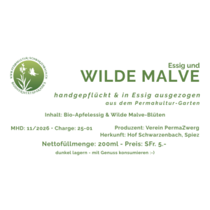 Essig mit Wilder Malve