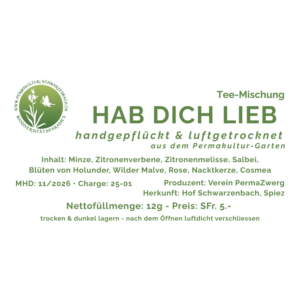 Tee-Mischung «Hab Dich lieb»